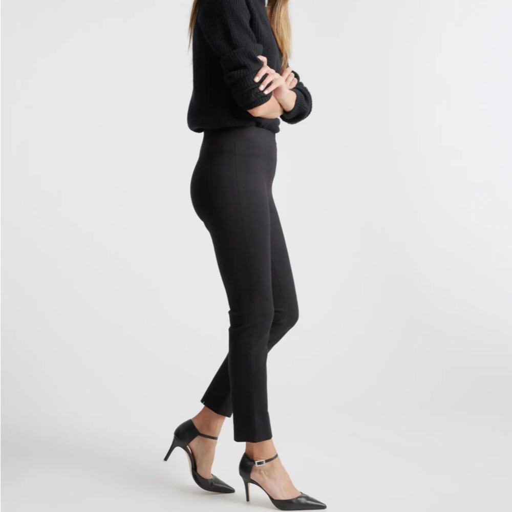 Everlane ultra stretch pointe pintuck ankle pant.